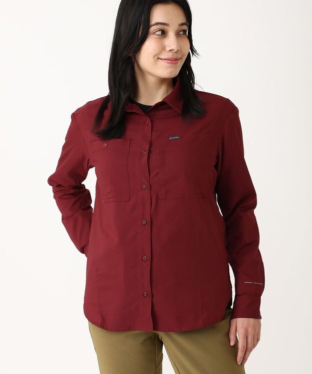 Columbia Columbia/ シルバーリッジユーティリティロングスリーブシャツ /コロンビア Rich Wine