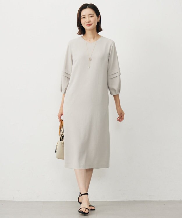 J.PRESS LADIES スカーフリング ラリエット ネックレス ウスゴールド系