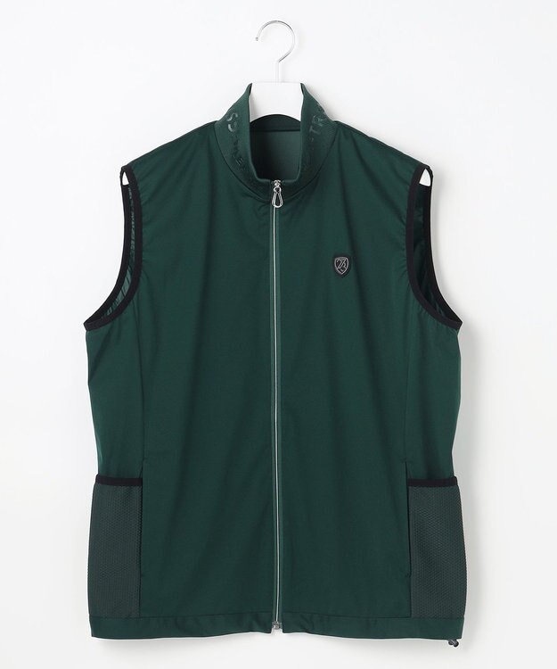 23区GOLF 【MEN】エアリージャージストレッチベスト ダークグリーン系