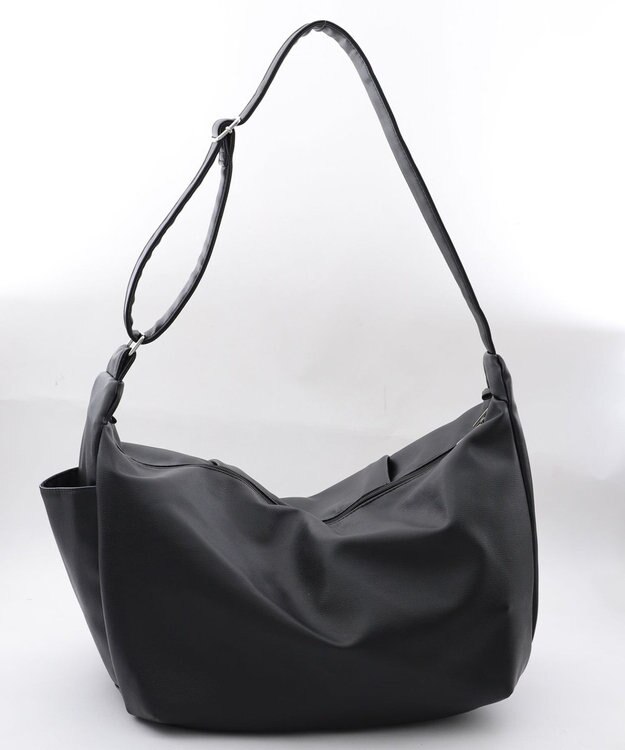 WEGO 【ユニセックス着用ITEM】タックポケットBIGショルダー ブラック