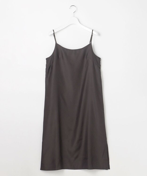 自由区 S ジオメトリックレトロプリント ワンピース グレーベース