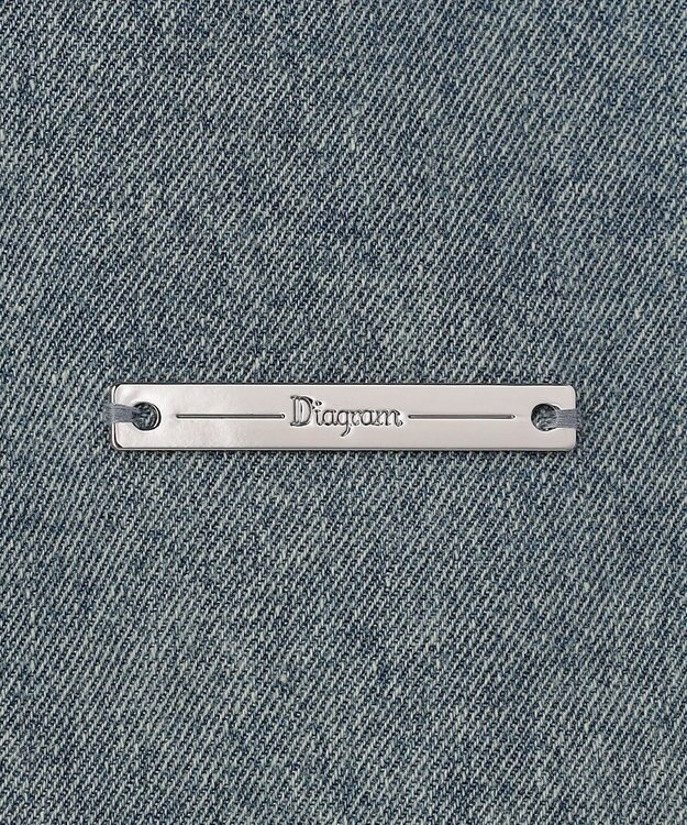 GRACE CONTINENTAL デニム2WAYシャツ ブルー