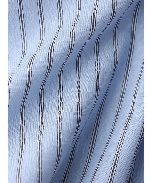 Green Parks 胸元ポケットイージーケアストライプシャツ Multi