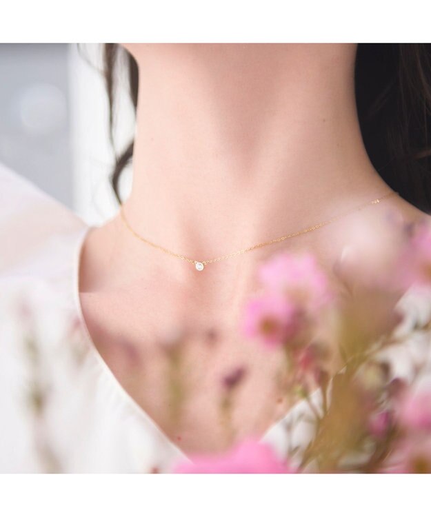 blancotokyo 【金属アレルギー対応】ジルコニアネックレス SOTHIS ゴールド