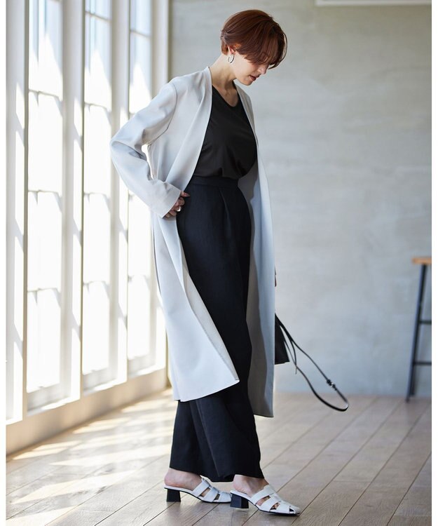 ICB ライトリバー ロングコート トープ系