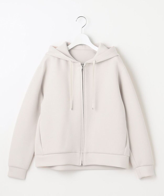 J.PRESS LADIES S ダンボールジャージー パーカー ライトベージュ系