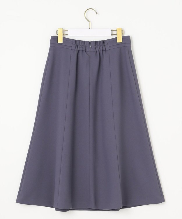 ANY SIS 【洗える】プチベルトフレア スカート ブルー