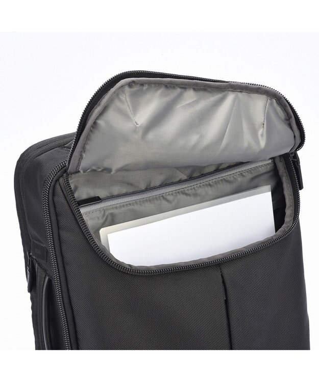 ACE BAGS & LUGGAGE ace. デュアルポーズ A4ファイル 15.6インチPC収納 エキスパンド ビジネスリュック 35113 ブラック