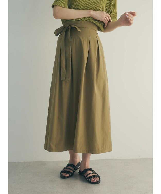 Green Parks armonia．ラップスカート Khaki