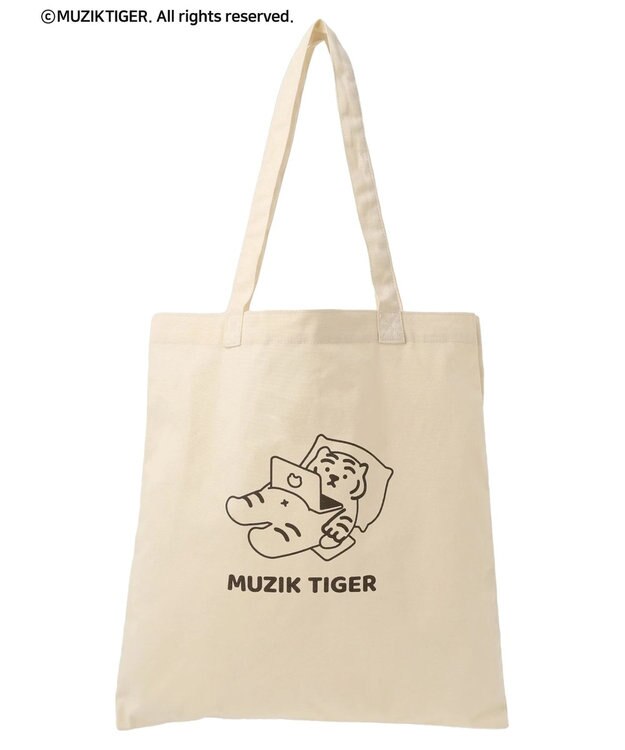 Green Parks ムジークタイガー／カラフルトートＢＡＧ White