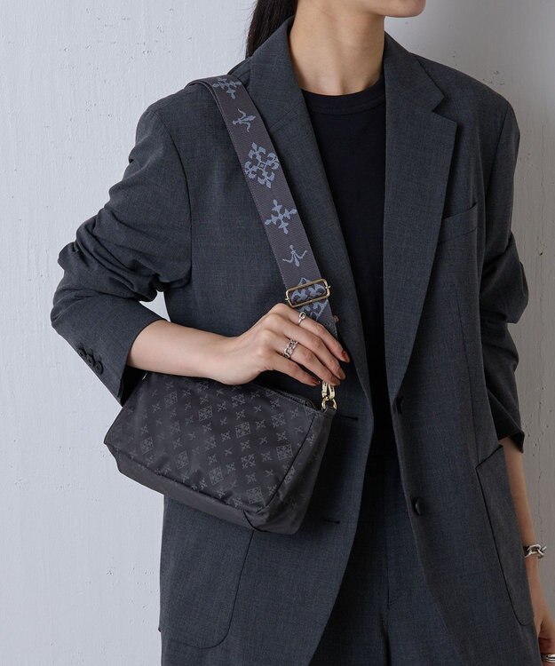 russet アレンジショルダーベルト［Monogram］(CE-1099) Gray