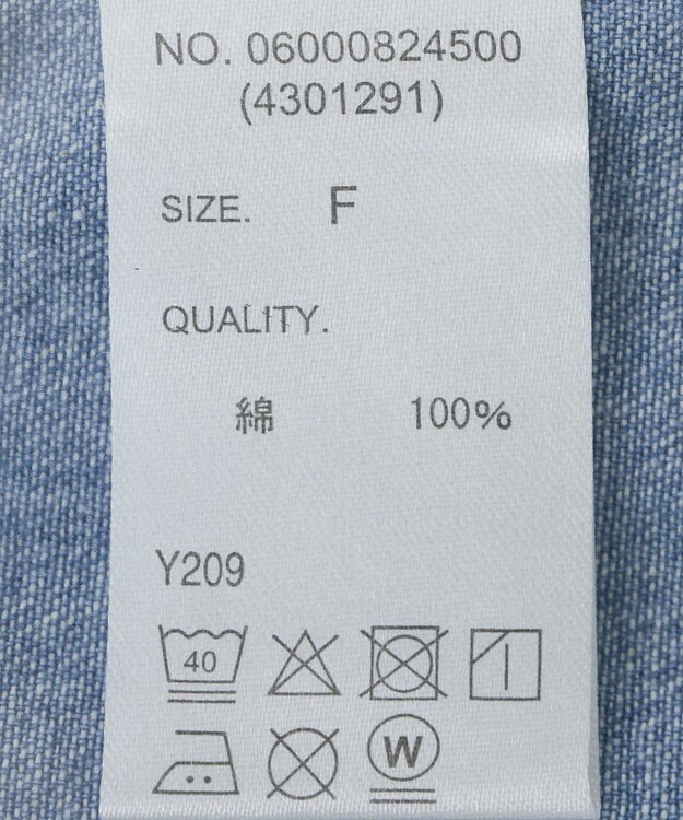 Green Parks ・ＳＵＧＡＲ　ＳＰＯＯＮ　Ｗ－ＺＩＰデニムミニワンピ Indigo