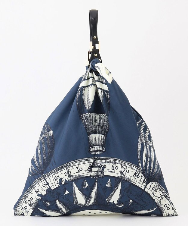 23区 【CLASSY.6月号掲載/Oggi4月号掲載】オリジナル スカーフ バッグ ネイビー系