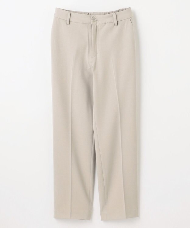 ANY 【洗濯機可/ストレッチ/ウエストゴム/裏起毛】マルチファンクションストレッチテーパードパンツ サンドベージュ