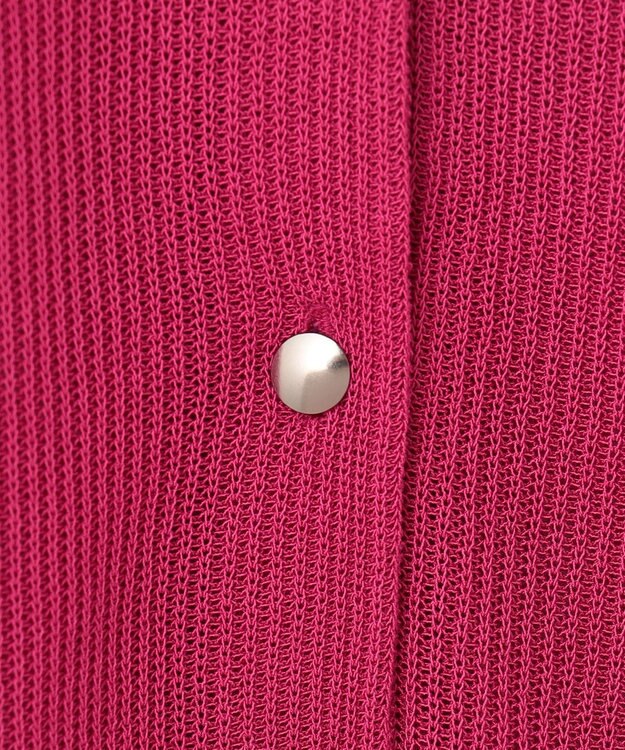 ICB L 【洗える】コンパクトコイル 3wayサマーニット フューシャ系