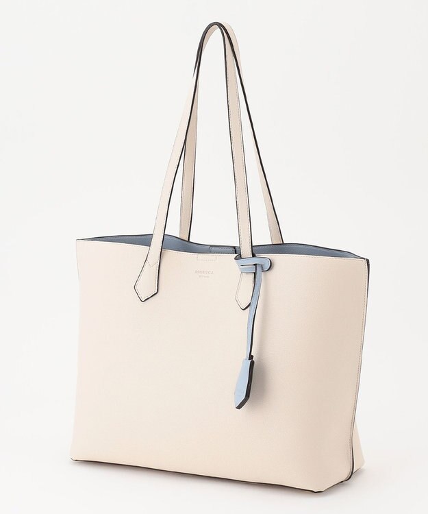 LA BAGAGERIE 【MONICA】バイカラーA4トート アイボリー