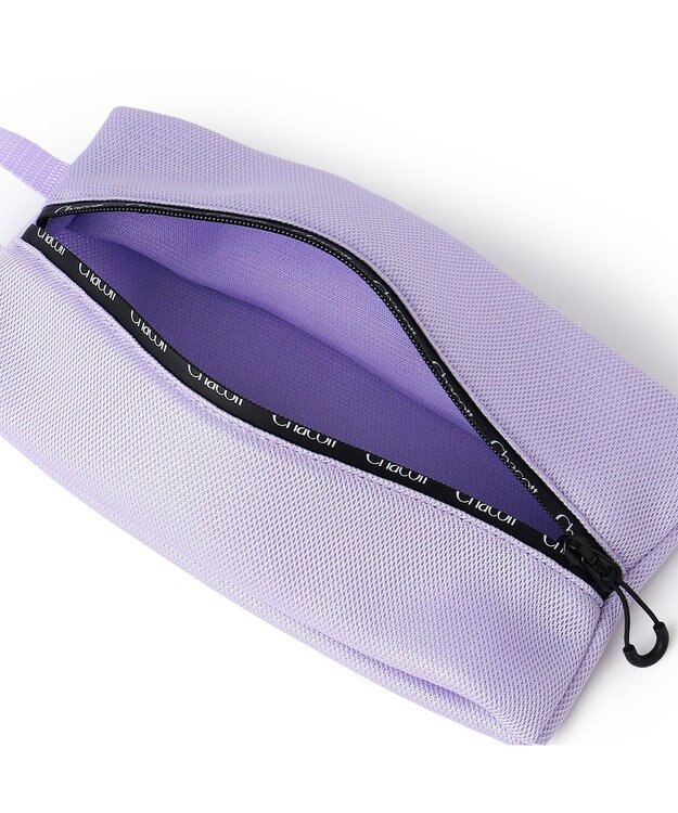 Chacott メッシュポーチ ラベンダー