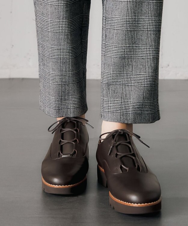 ASICS WALKING ペダラ ソフトラギッド レディース 3E 3.0cmヒール ブラウン系