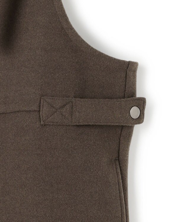 J.PRESS YORK STREET 【WOMEN】ウールライクジャージー オーバーオール ブラウン系