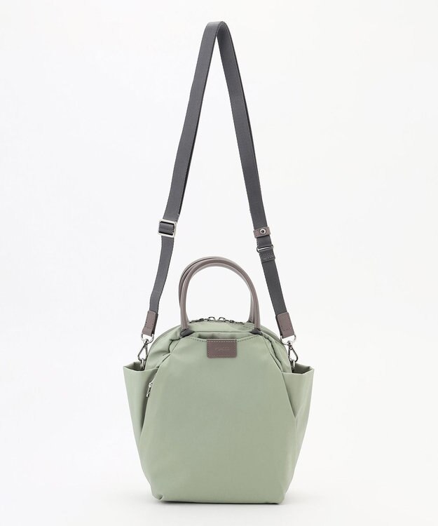 Y'SACCS 【ナイロンタフタ】トラベル2WAYミニボストン ライトグリーン