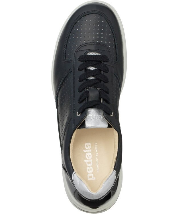 ASICS WALKING ペダラ レディース 2E 3.0cmヒール ブラック系