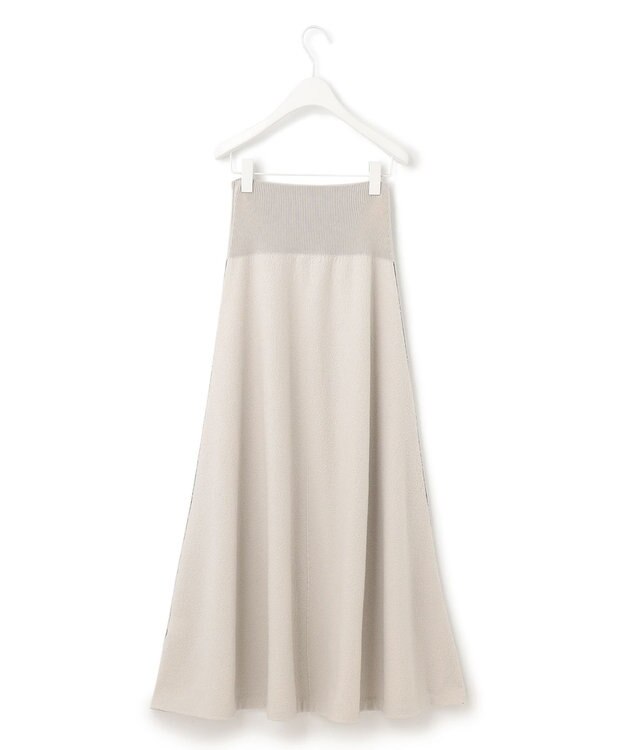 ICB L 【WEB限定カラーあり】ミルドウール ニットスカート トープ系