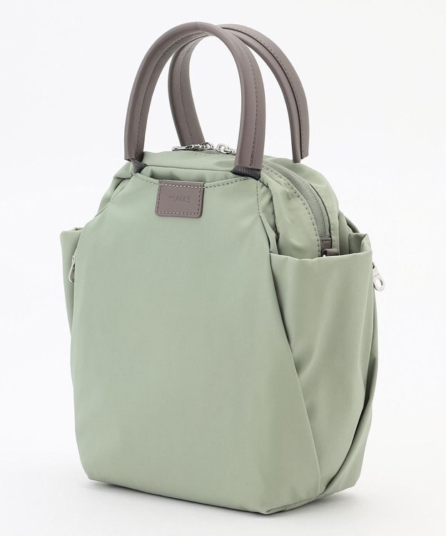 Y'SACCS 【ナイロンタフタ】トラベル2WAYミニボストン ライトグリーン