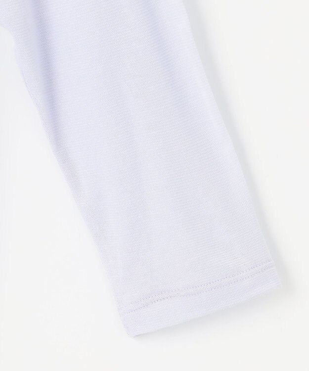 J.PRESS LADIES L 【洗える】ミラノ風天竺シアー カーディガン ライトサックス系