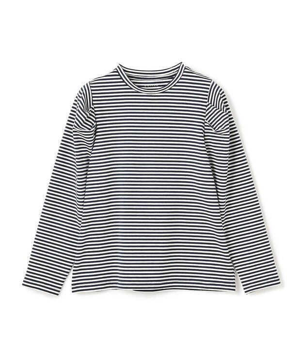 UNFILO 【110-150cm】タックスリーブTシャツ ボーダー