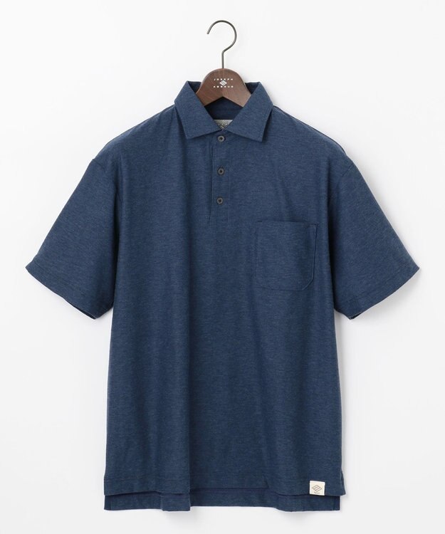 JOSEPH ABBOUD MOUNTAIN 【SPACE／UNISEX】オーガニックスラブプレーティング天竺 ポロシャツ