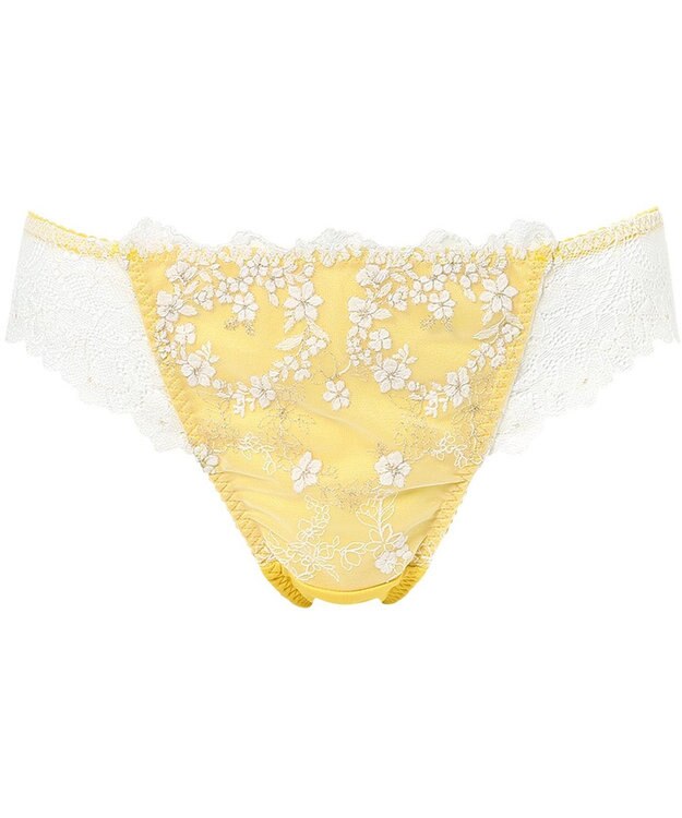 Wing Tバックショーツ Wing Lesiage PB2120とペア 【2120シリーズ】 はきこみ丈あさめ PF2122 ウイング／ワコール イエロー