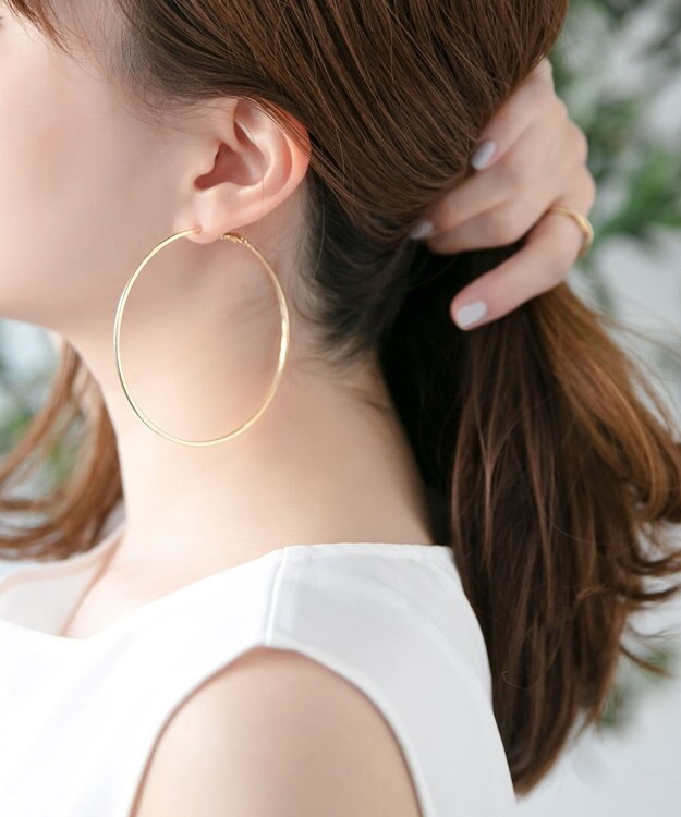 Phoebe ビックサークルフープピアス ゴールド