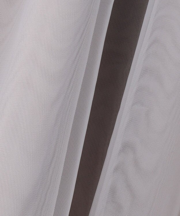 Feroux チュール スカート ライトグレー系