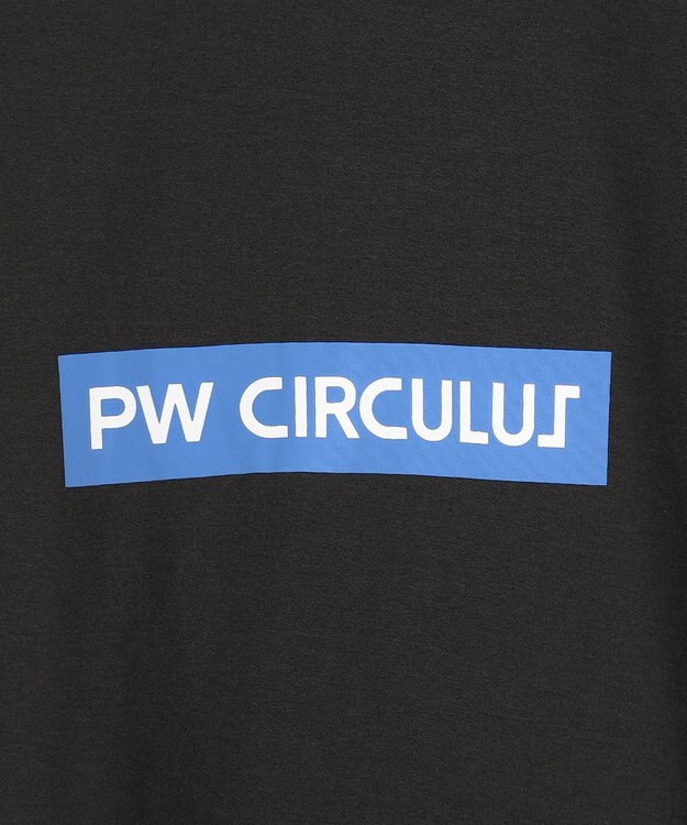 PW CIRCULUS 〈Pepsiコラボ〉【UNISEX】Pepsi GOLF Graphic モックネック ロングT ブラック系