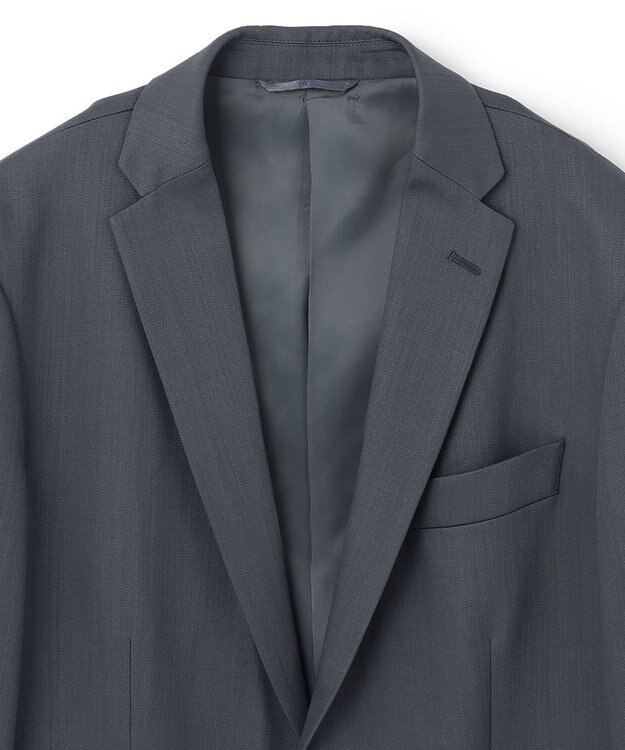 JOSEPH HOMME 【洗えるWOOLセットアップ】ウーステッドバラシャ　テーラードジャケット ライトグレー系