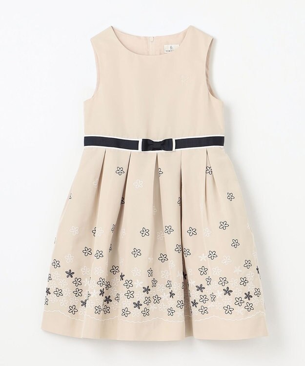 組曲 KIDS 【110-140㎝】サクラサク ワンピース ベージュ系5