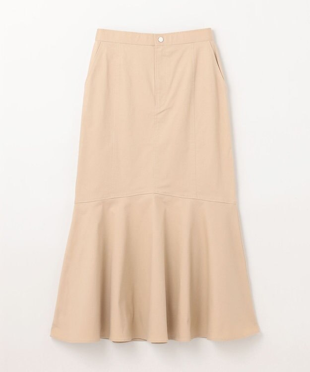 GRACE CONTINENTAL ミディマーメイドスカート ベージュ
