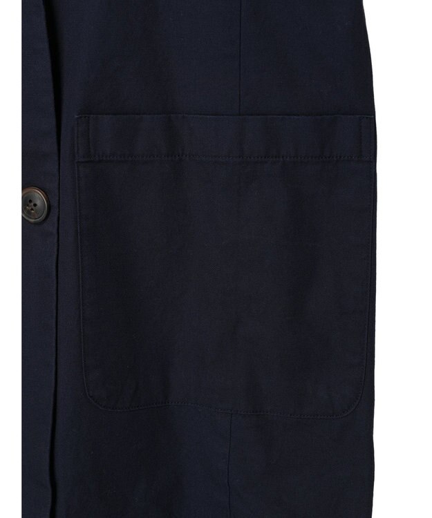CRAFT STANDARD BOUTIQUE コットンギャバジンＷテーラードジャケット Navy