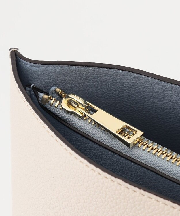 LA BAGAGERIE 【MONICA】バイカラーA4トート アイボリー