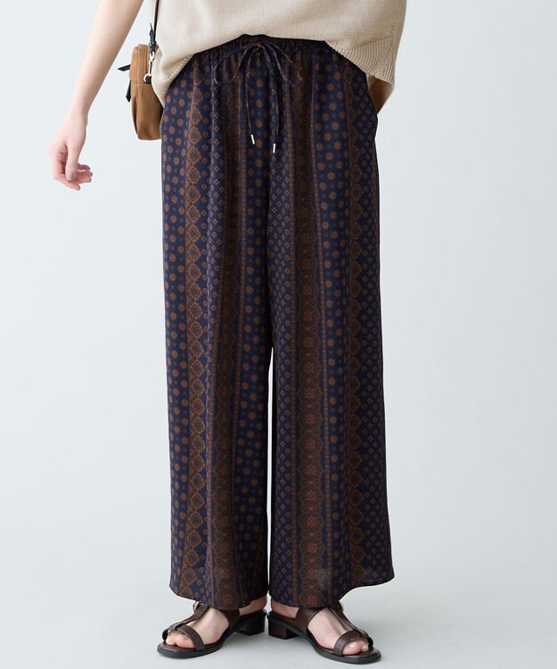 ANY ライトブッチャーリラックスパンツ ネイビー系