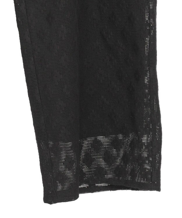 Green Parks ■ＬＯＶＥＢＯＡＴ　フラワーメッシュパンツ Black