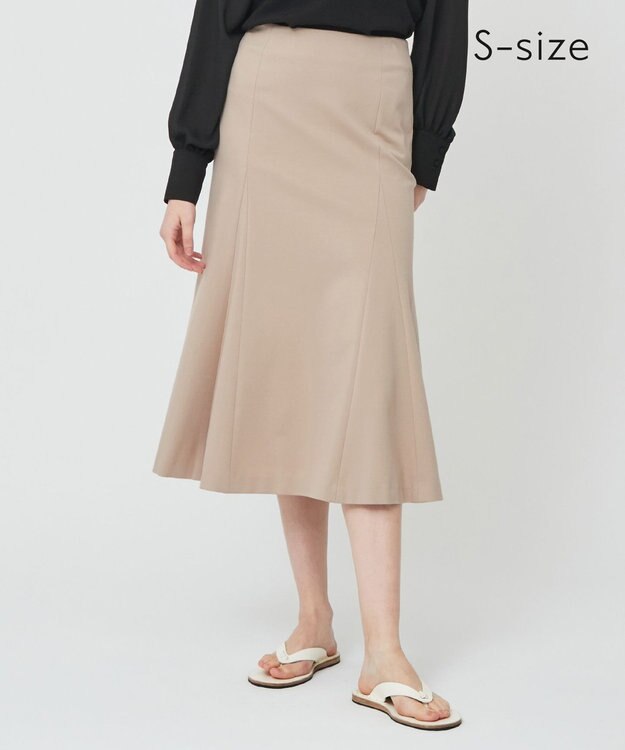 BEIGE， 【S-size】BEGONIA / フレアスカート Sand