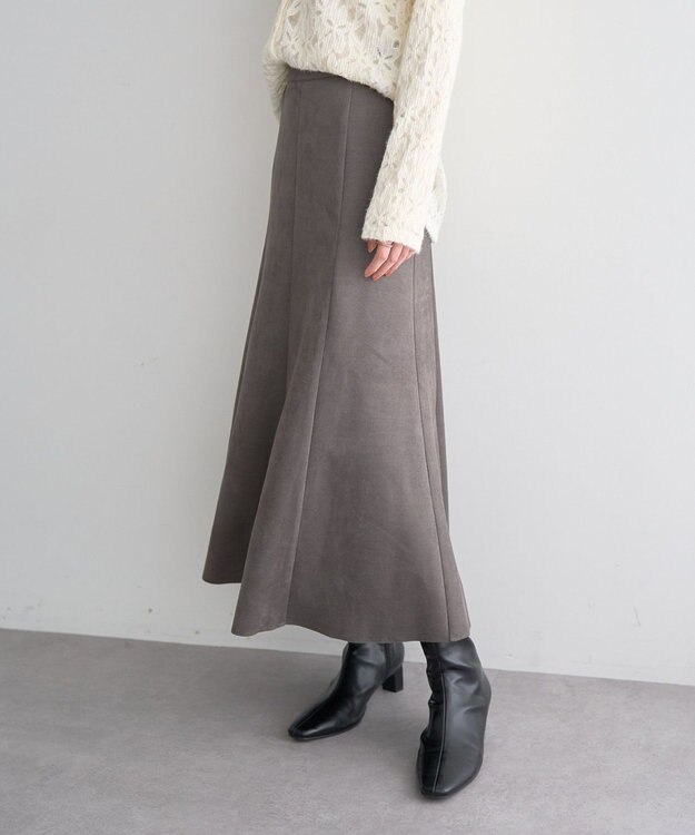YECCA VECCA マーメイドスカート Charcoal Gray