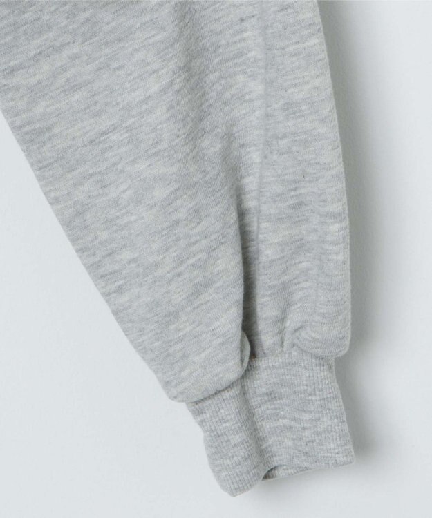 WEGO ショートジップパーカー 杢グレー