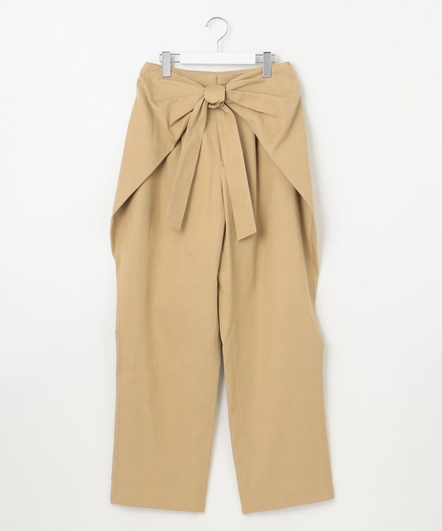 23区 【GOLD LABEL】チノ ラップワイドパンツ ベージュ系
