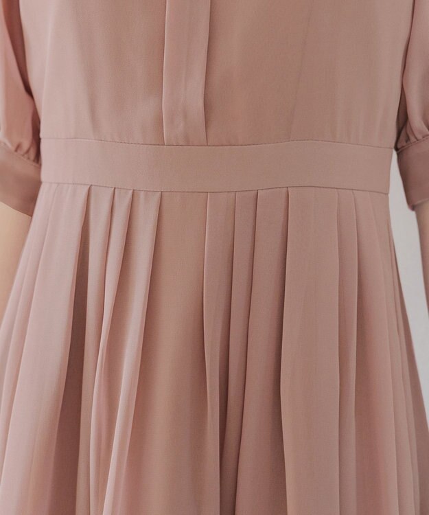 Tiaclasse 【新色追加】シフォンワンピース チャコールグレー