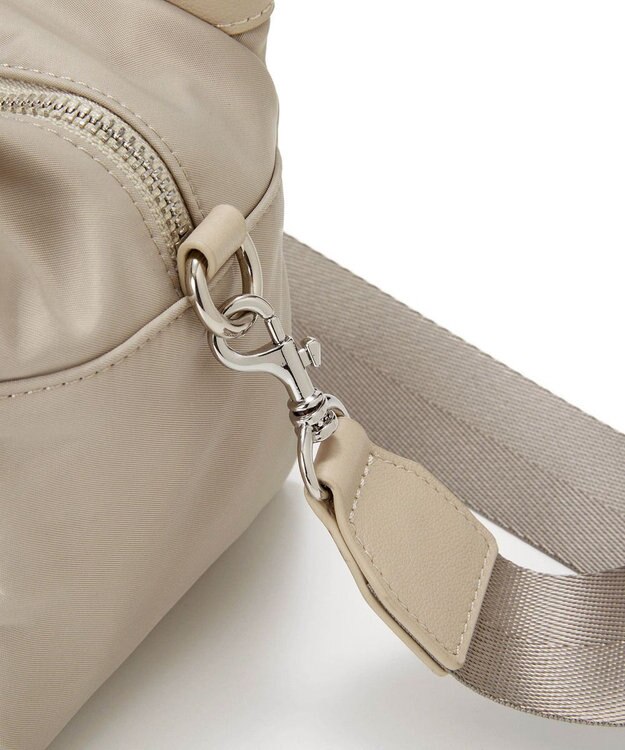 TOPKAPI 【Breath TOPKAPI】防水ナイロン レザーコンビ ミニトート ショルダーバッグ ベージュ