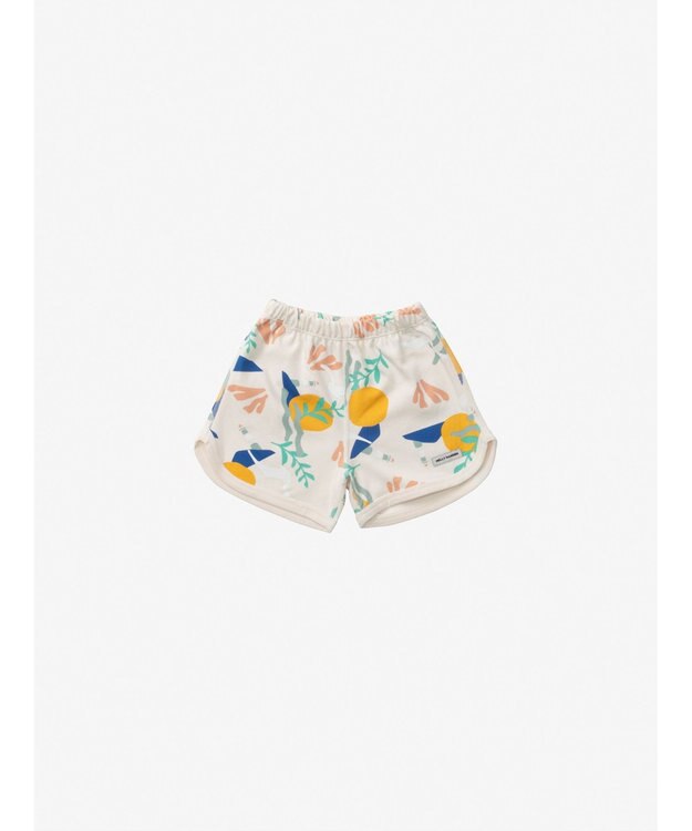 HELLY HANSEN 【ベビー・抗菌防臭・記名ラベル付き】 マイファーストHHプリントセットアップ アイボリー