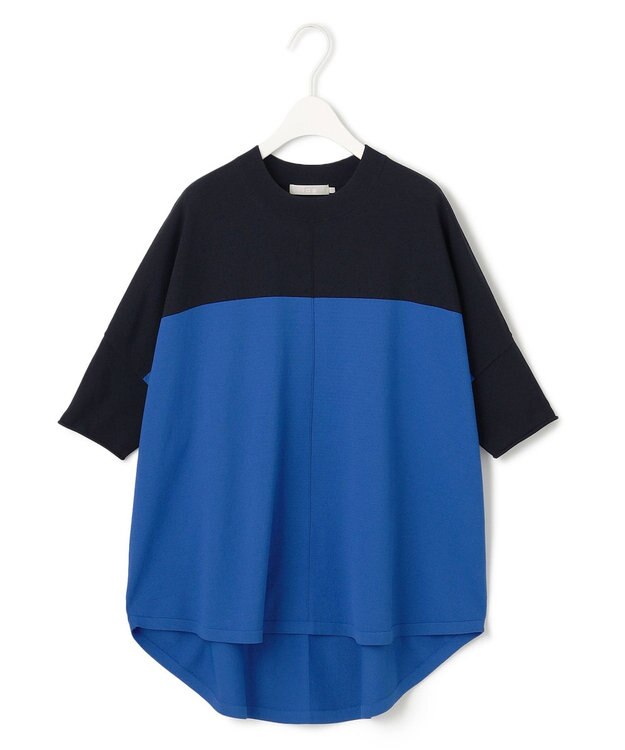 ICB L 【人気のため新色追加・接触冷感・UVカット・洗える】 VIS/NYハイゲージ プルオーバー ネイビー×ブルー系