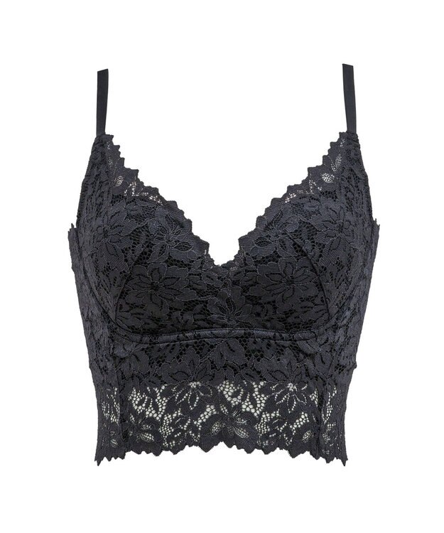 BRADELIS New York 【BRADELIS Me / ノンワイヤー・バストアップ】Perfumyレーシィブラ24S1 ブラック